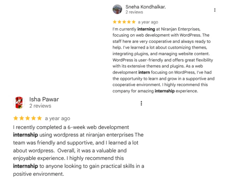 Internship-Reviews