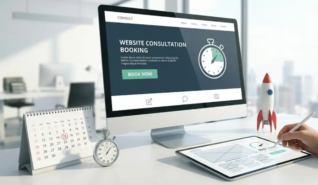 fast loading website designer