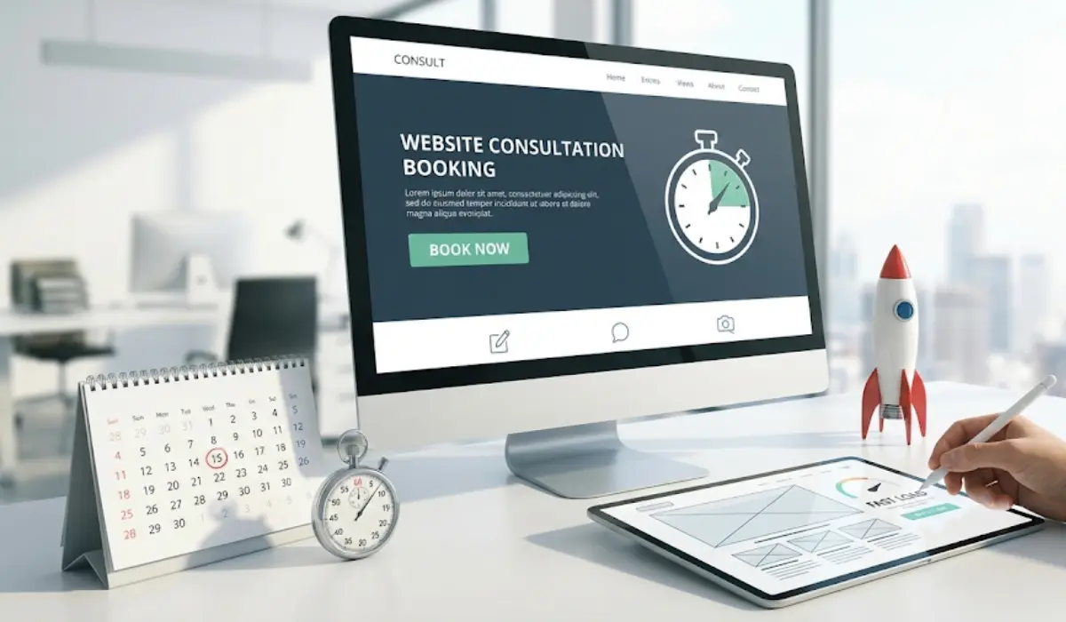 fast loading website designer