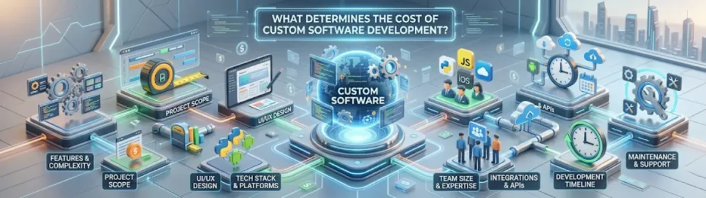 cost of custom software development